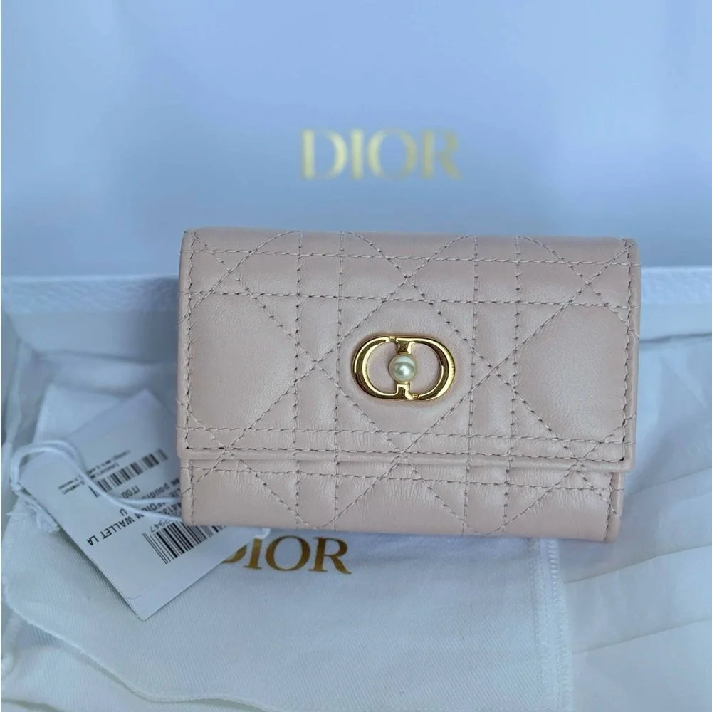 Dior Nude Quilted Leather Wallet